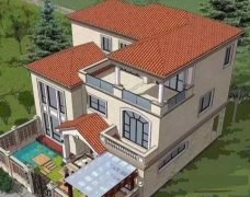 歐式三層別墅，豪華價優，該建棟這樣的和家人享受生活