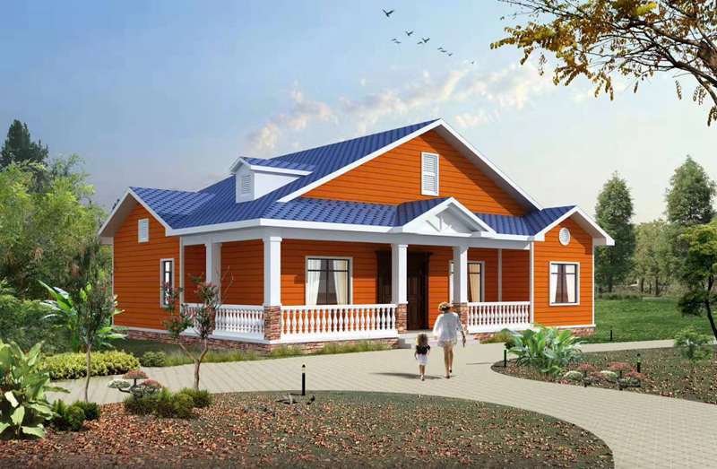 南京輕鋼別墅建筑公司 29萬建別墅【綠色環(huán)保別墅】(圖2) 睿婕輕鋼別墅