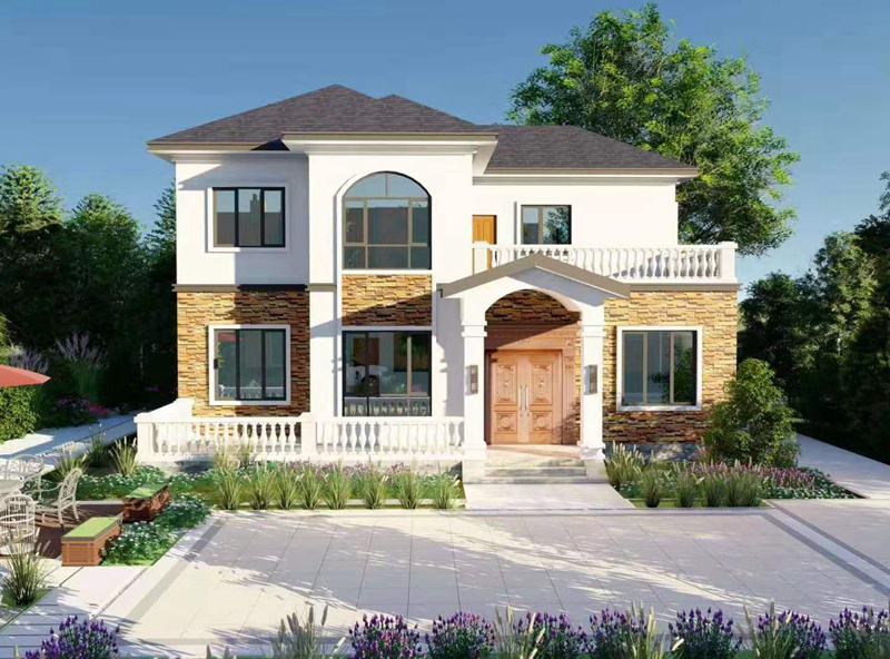 南通輕鋼別墅設(shè)計施工 29萬起建別墅【抗12級臺風(fēng)】(圖1) 南通輕鋼別墅