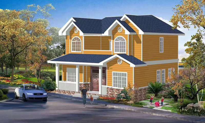 農村輕鋼別墅有哪些優缺點?在農村地段是否值得選擇?(圖1) 睿婕輕鋼別墅