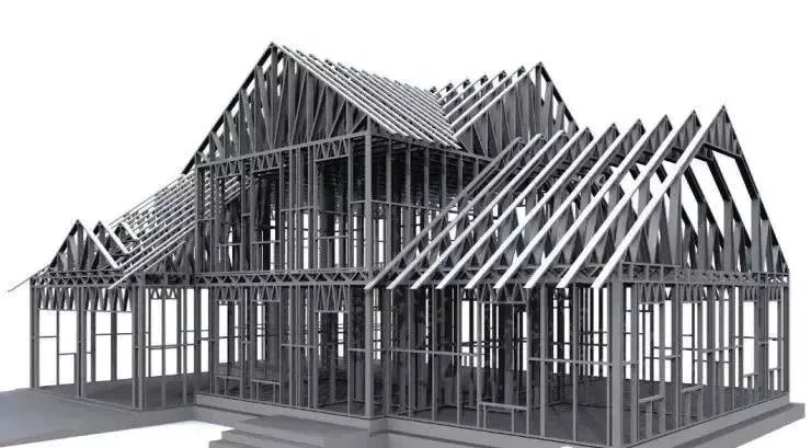 為何輕鋼別墅建筑行業發展如此之快?(圖1) 睿婕輕鋼別墅