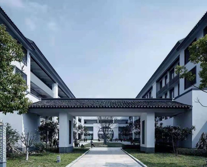 學(xué)校該有的樣子,打卡輕鋼網(wǎng)紅基地,“新中式”學(xué)校建筑(圖11) 睿婕輕鋼別墅