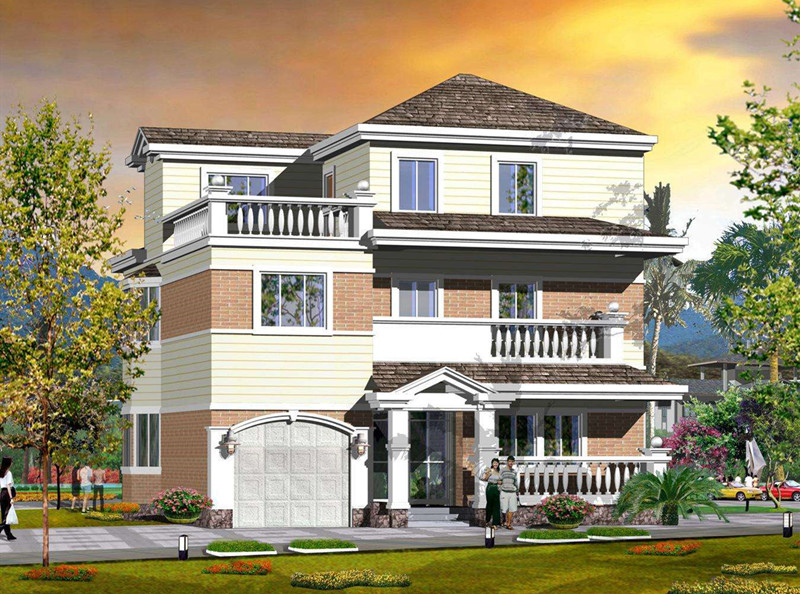 米白色為主色調(diào)的輕鋼別墅 米白色為主色調(diào)的輕鋼別墅