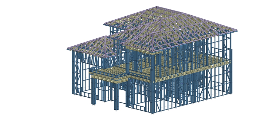 農村建房兩層輕鋼別墅得多少錢？(圖2)
